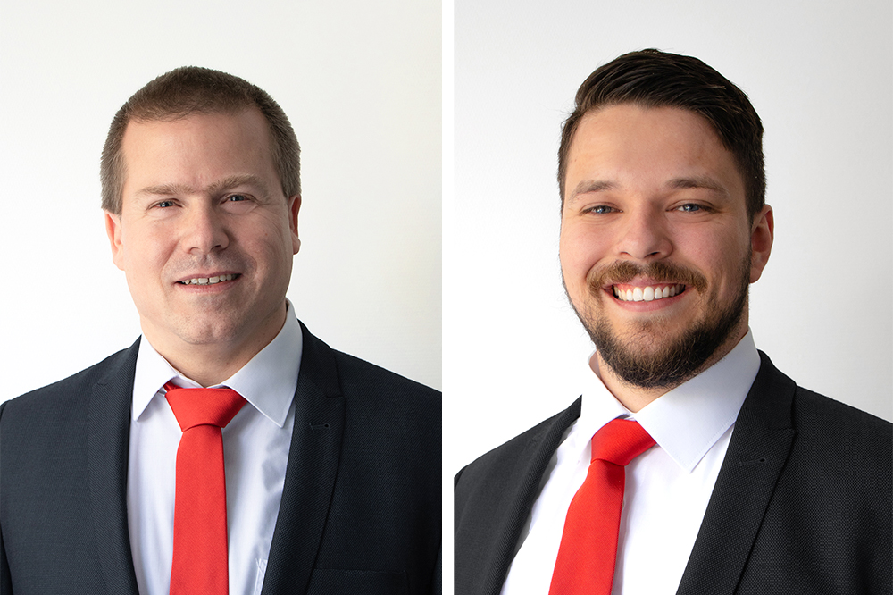 Jan von Bergen und Tim Düße